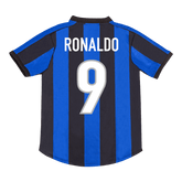 Inter Milan RONALDO #9 Home Soccer Jersey Retro 1999/00